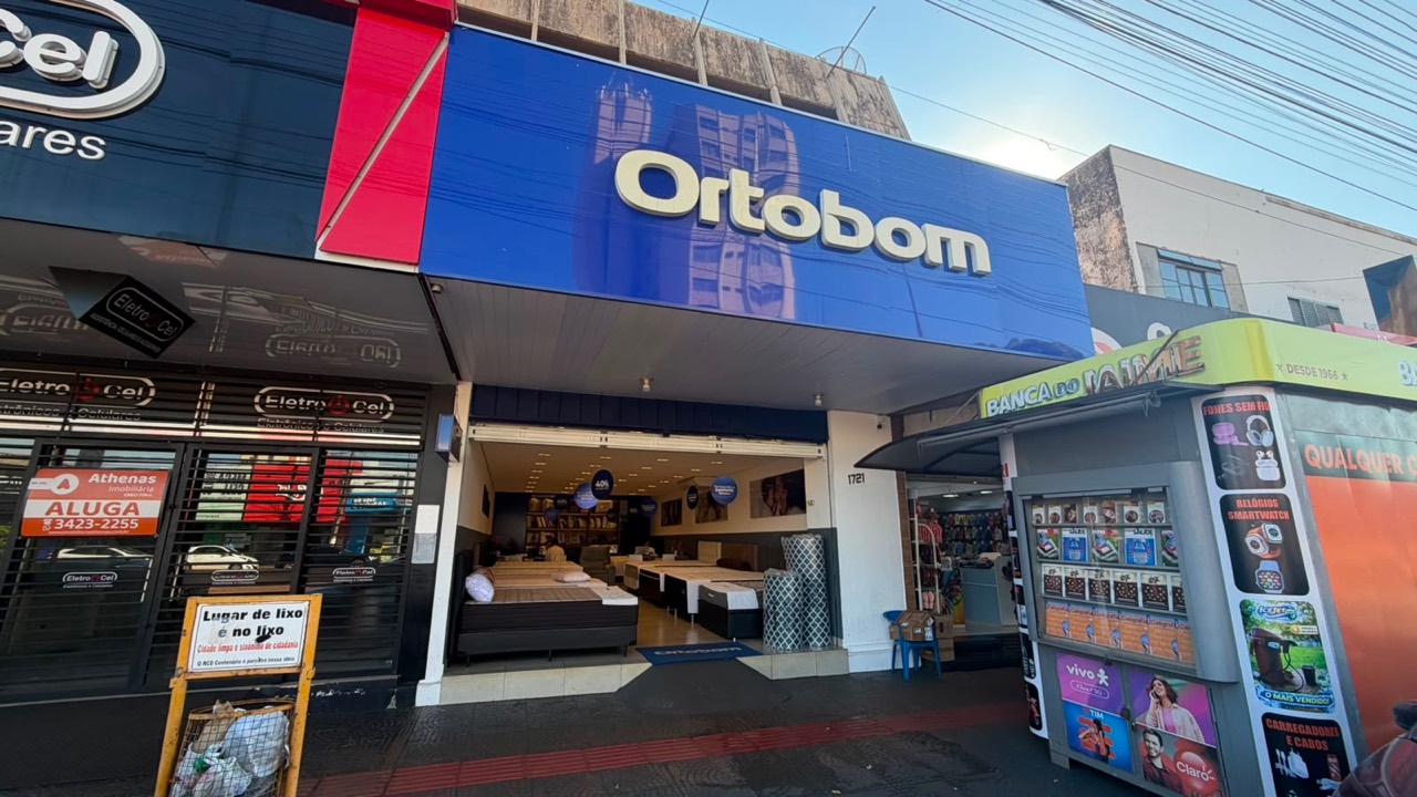 Fachada Ortobom Dourados Centro